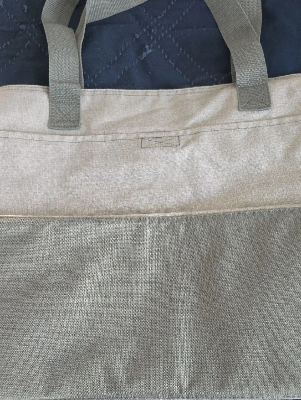 Canvas Tote Bag in Light Gray